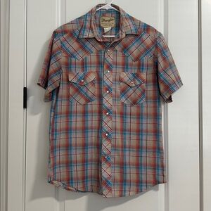 Wrangler Multicolor Plaid Button-Up Shirt